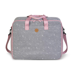 MALETA GRIS ROSA SARO