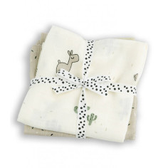 PACK 2 MUSELINES GOTS LALEE...